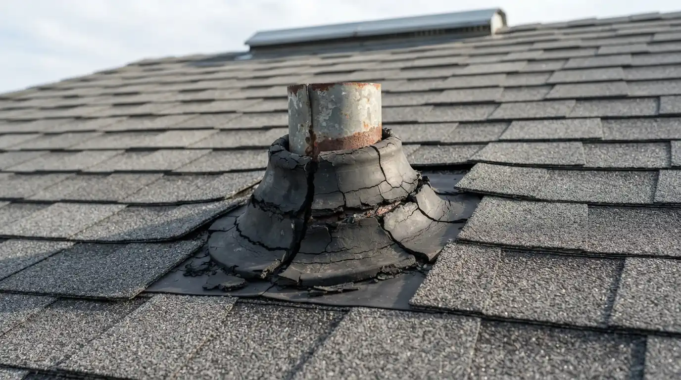 Localized leak on a sound Atlanta roof