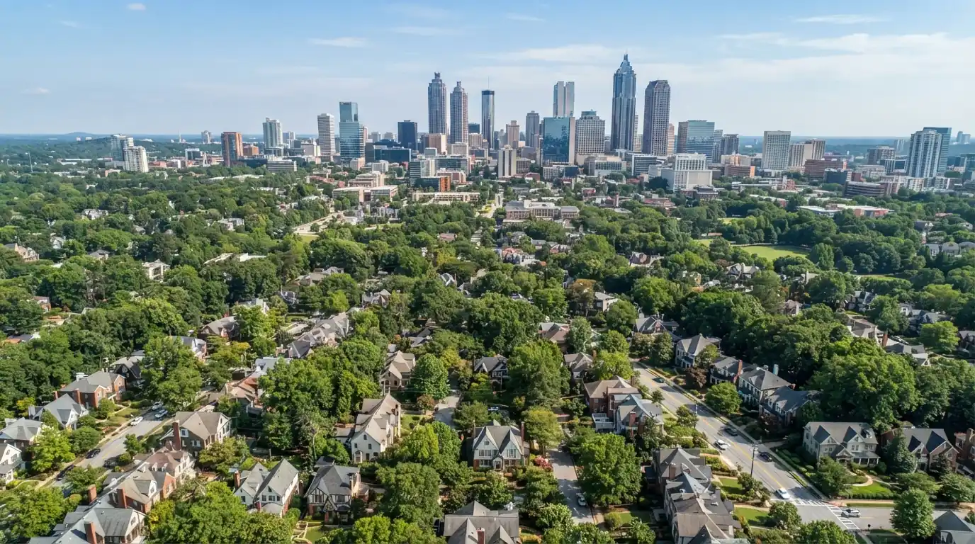 Atlanta neighborhoods served from the Peachtree service office