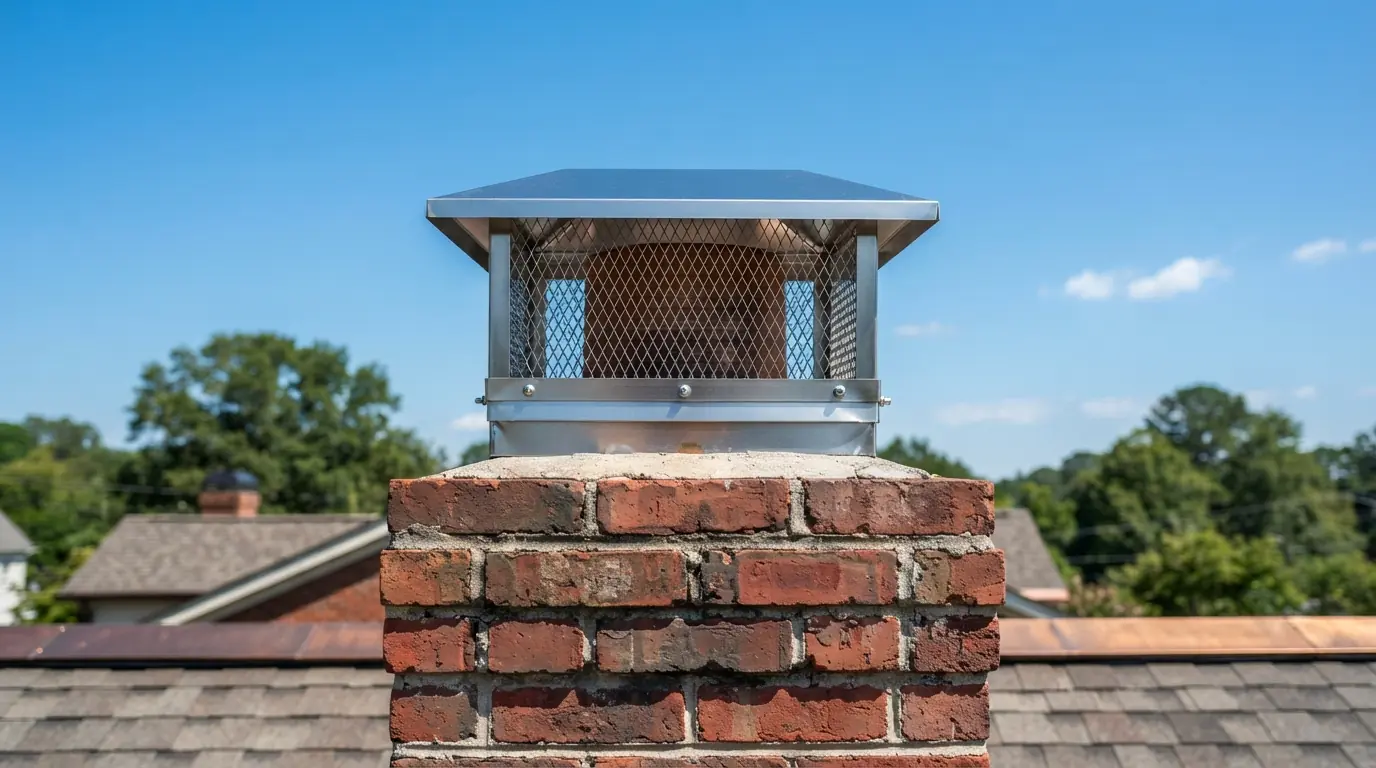 New chimney cap installed